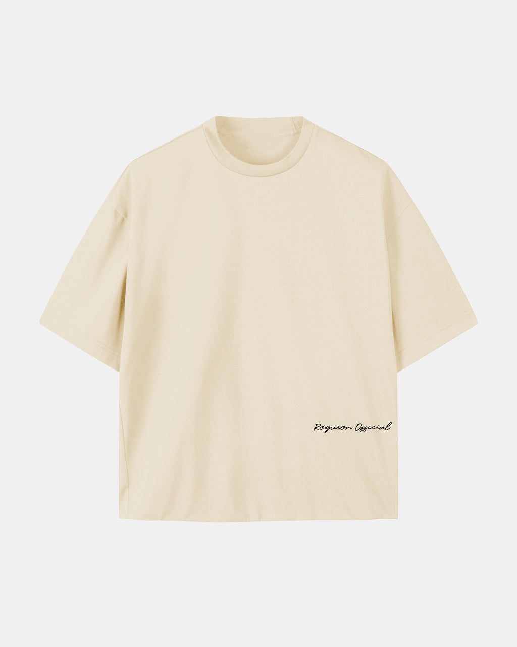ROGUEON ESSENTIAL TEE (BEIGE)