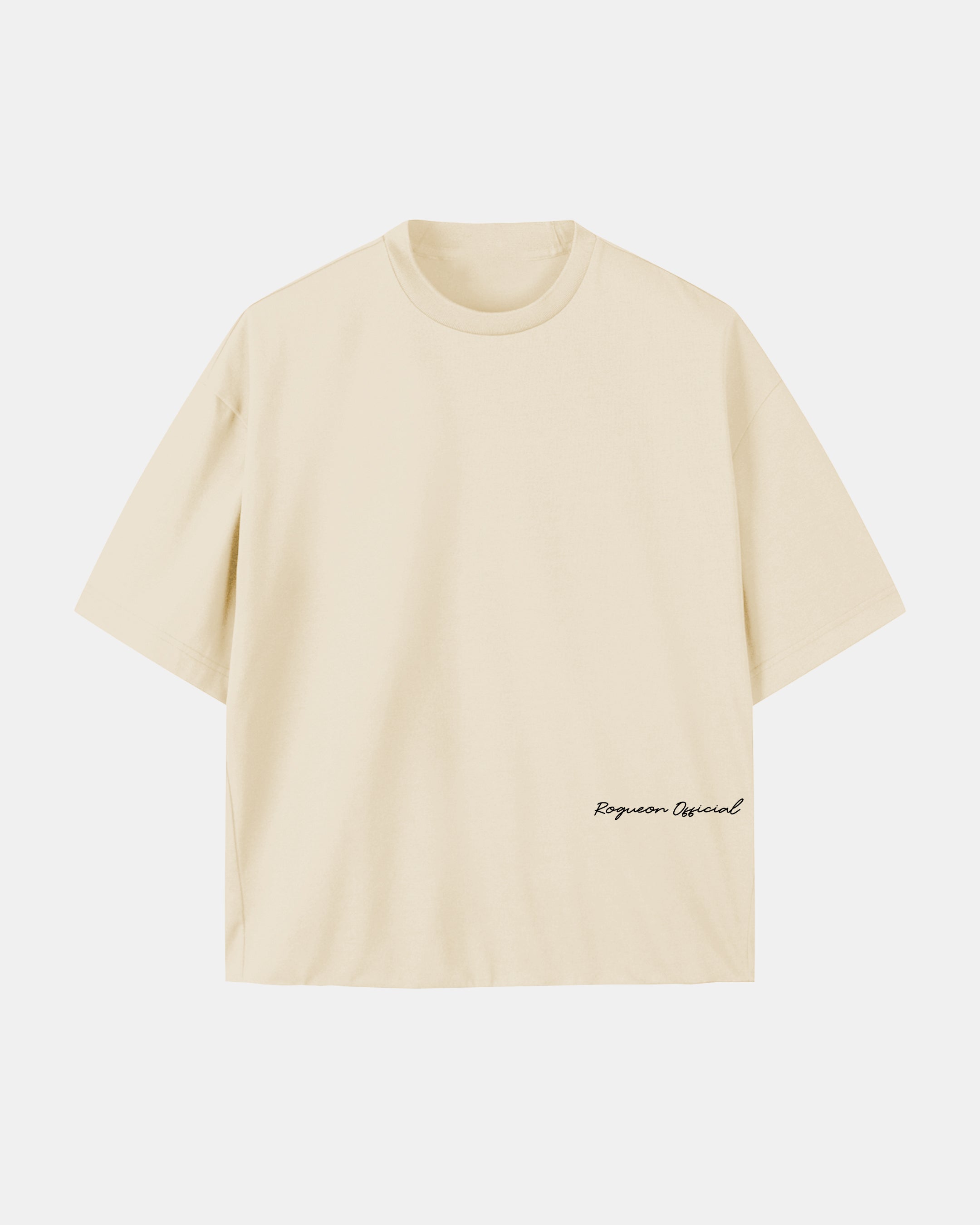 ROGUEON ESSENTIAL TEE (BEIGE)