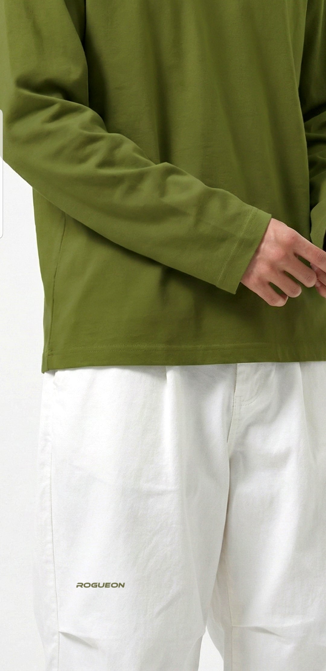 White Rogueon basic sweatpants